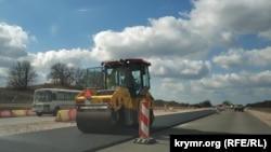 Будівництво траси «Таврида» у Криму, 2018 рік. Архівне фото