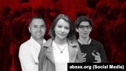 "Abzas Media"nın həbsdə olan əməkdaşları.