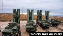 Російський ЗРК С-400 в Євпаторії