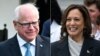 Kamala Harris və Tim Uolz