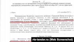 Виступ російських артистів у Керчі за 5 мільйонів рублів забезпечувало ТОВ «Ультра Продакшн»