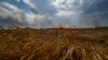 UKRAINE – A burning wheat field is seen near a frontline on a border between Zaporizhzhia and Donetsk regions, as Russia’s attack on Ukraine continues, July 17, 2022