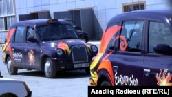 Azerbaijan -- London taxi in Baku - 02May2012