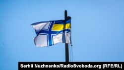 Сто років українському Чорноморському флоту: в Києві підняли прапор ВМС (фотогалерея)